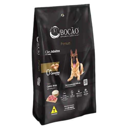Ração Bocão Sabor Carne & Arroz 25kg