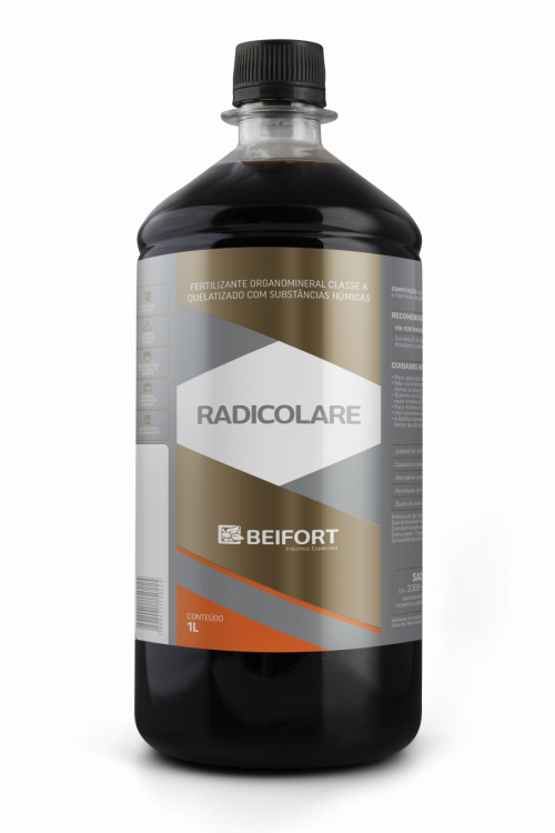 RADICOLARE - Fertilizante Organomineral Classe A - QUELATIZADO COM SUBSTÂNCIAS HÚMICAS