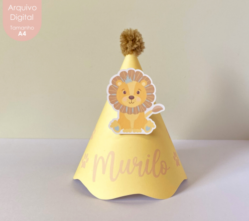 ARQUIVO DIGITAL CHAPÉU DE FESTA LEÃOZINHO