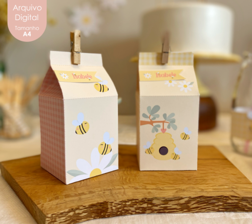 CAIXA  MILK ABELHINHA