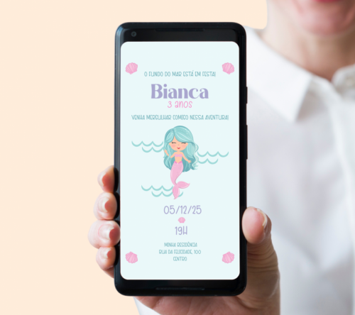 CONVITE DIGITAL FESTA SEREIA