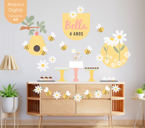 KIT DIGITAL FESTA ABELHINHA