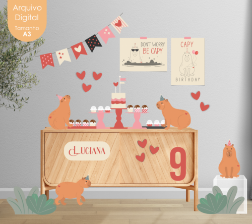 KIT DIGITAL FESTA CAPIVARAS