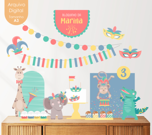 KIT DIGITAL FESTA CARNAVAL