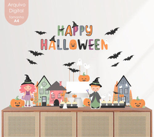 KIT DIGITAL FESTA HALLOWEEN BRUXINHOS