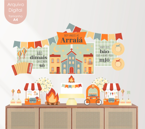 KIT DIGITAL FESTA JUNINA