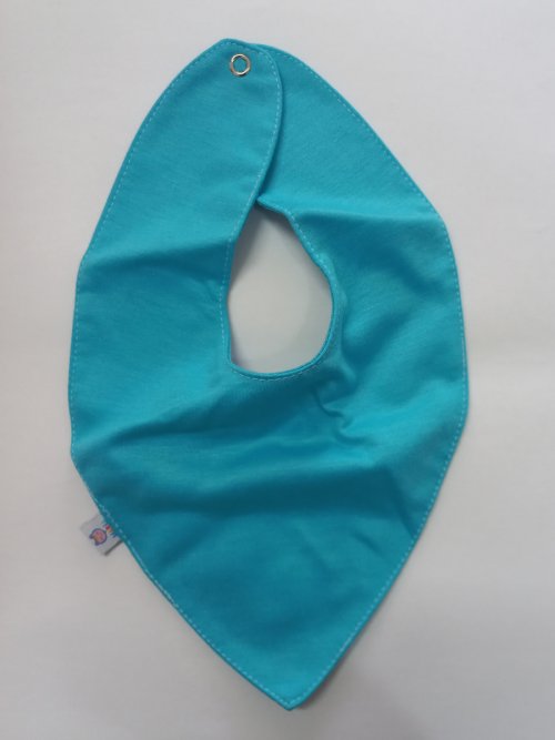 Babador Bandana Impermeável Azul Céu - Maria Cadu