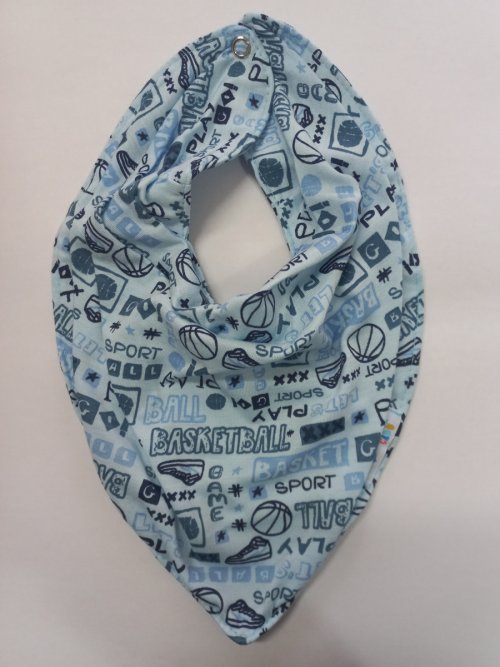 Babador Bandana Impermeável Basquete - Maria Cadu