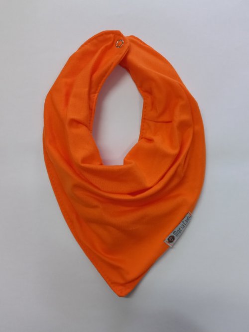 Babador Bandana Impermeável laranja - Maria Cadu