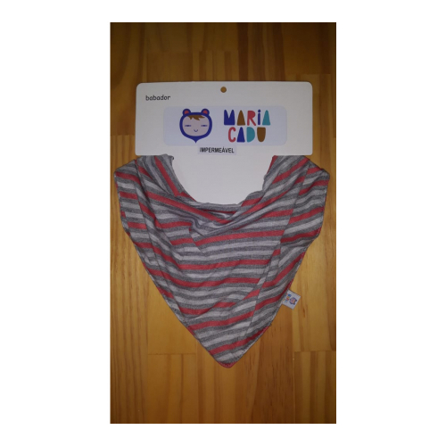 Babador Bandana Impermeável listras - Maria Cadu