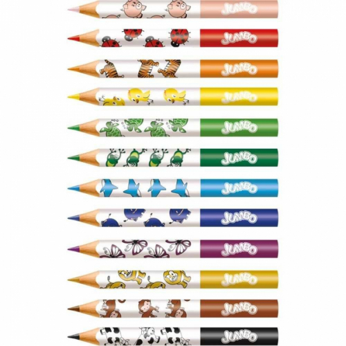 EcoLápis de Cor Triangular 12 cores Faber-Castell