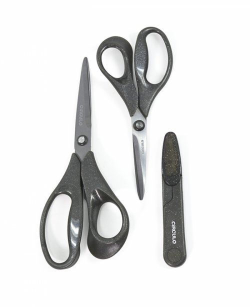 Tesoura Kit 3 peças com glitter