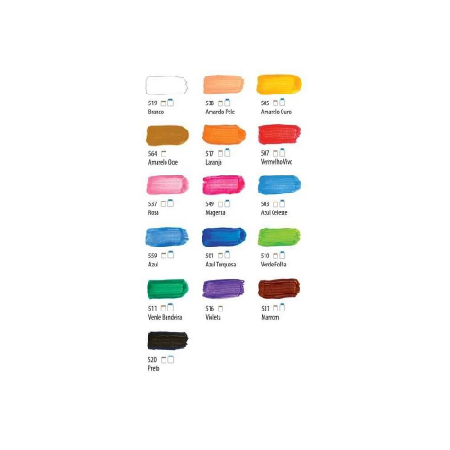 Tinta Guache 250ml Acrilex